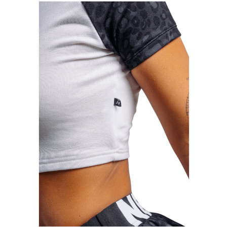 Tricou femei Nebbia Crop Top Leopard '97 Primal