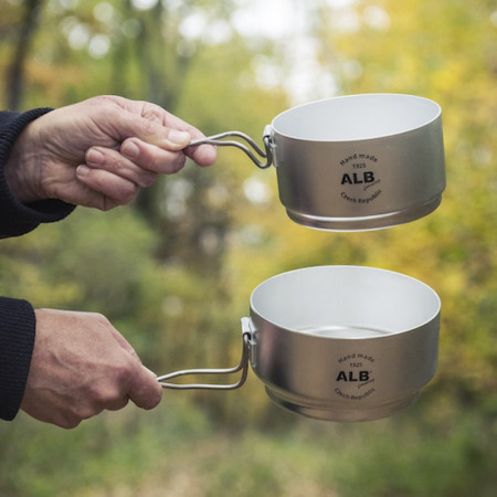 Vas din aluminiu ALB forming Vase din aluminiu 3 piese