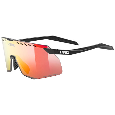 Ochelari de soare Uvex Pace Stage S Cv negru/roșu Black Matt/Mir.Red