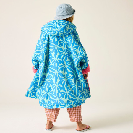 Geacă lungă impermeabilă Regatta Junior Waterproof Changing Robe SBluFlPiLem