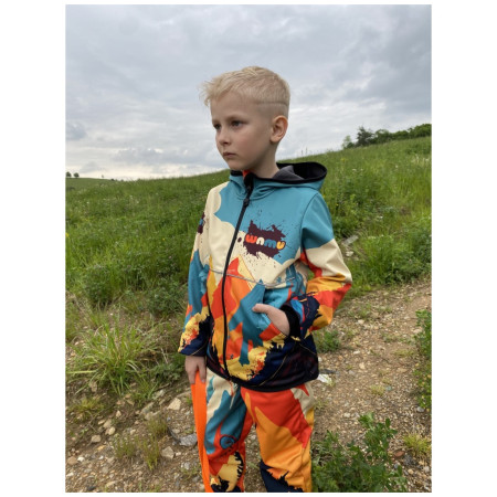 Geacă softshell copii WAMU Mountain Bike