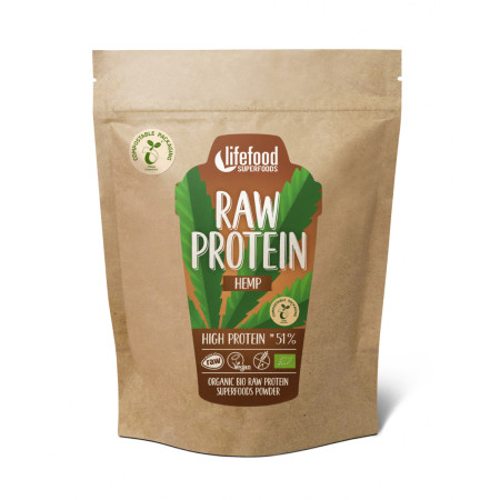 Pudră proteică Lifefood PROTEIN BIO RAW konopný 450 g