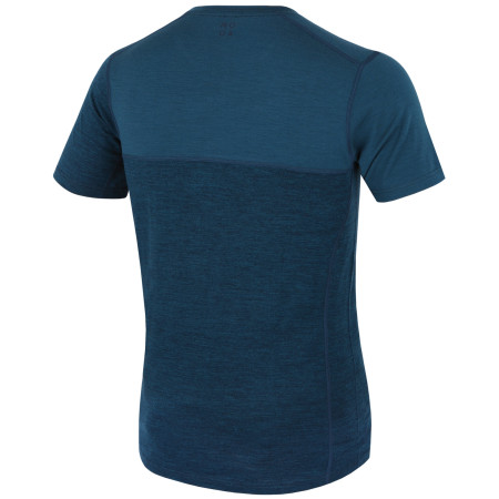 Tricou bărbați MOOA MerinoSilk Block 160 short