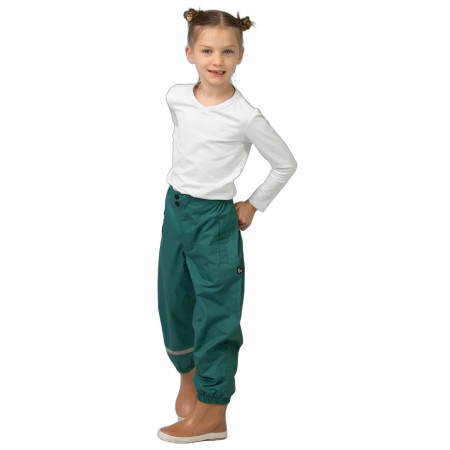 Pantaloni impermeabili copii DucKsday Rainpants Dark Green