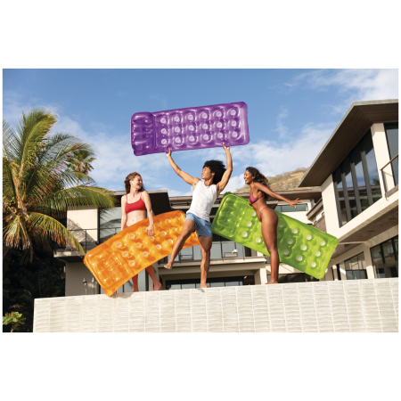 Șezlong gonflabil Intex 18-Pocket Fashion Mats 58890EU