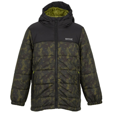 Geacă de iarnă copii Regatta Lofthouse Black/Distress Camo khaki/negru Black/Distress Camo