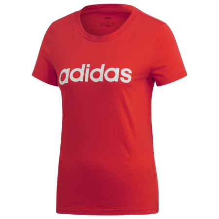 Tricou femei Adidas Essentials Linear roșu