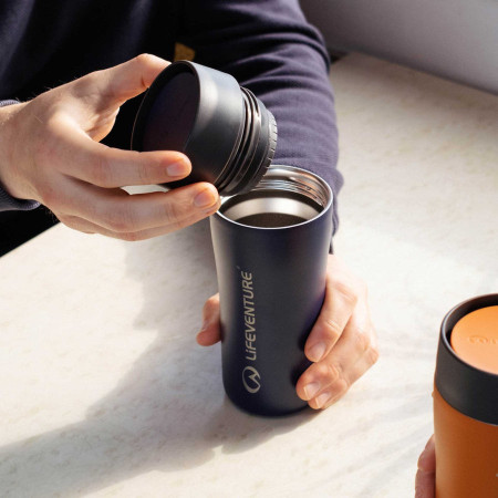 Cană termică LifeVenture One Touch Thermal Mug 350 ml