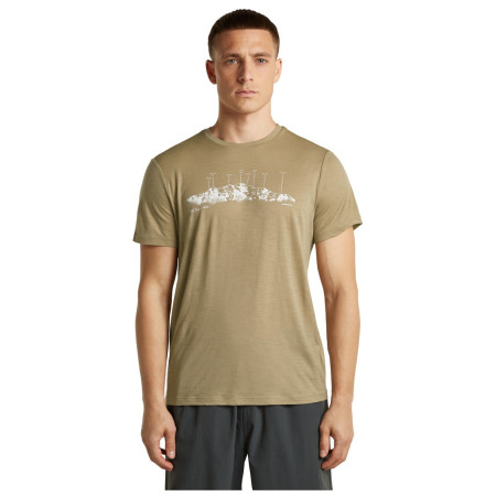 Tricou bărbați Icebreaker Men Merino 150 Tech Lite SS Tee The Peaks
