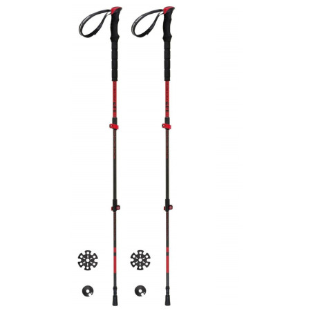 Bețe de trekking Ferrino Nuptse negru/roșu