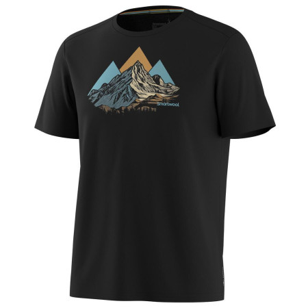 Tricou funcțional bărbați Smartwool Triangle Mountain Active Short Sleeve Graphic Tee
