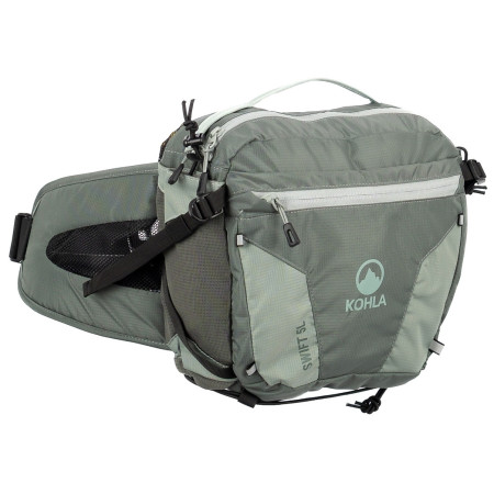 Borsetă Kohla Hipbelt Swift 5 gri Laurel Wreath