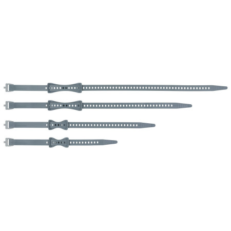 Set curele universale Sea to Summit Stretch-Loc Set - 20mm 4 Pack gri