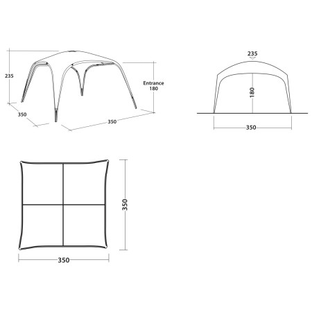 Tendă Outwell Wakefield Shelter L