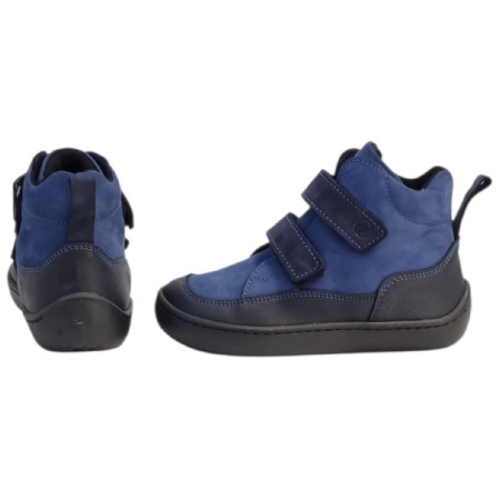 Încălțăminte barefoot pentru copii beBare 3514SA Denim