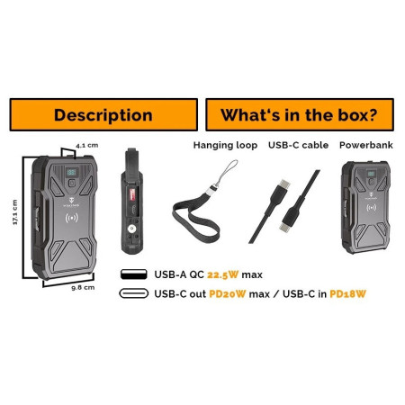 Powerbank solar Viking Technology Tyr II