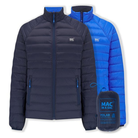 Geacă de puf bărbați MAC IN A SAC Reversible Polar Jacket (Sack) albastru