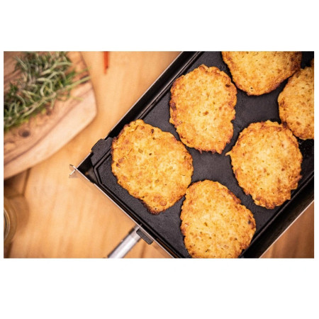 Accesoriu pentru grătar SKOTTI Oboustranný litinový tál Kast