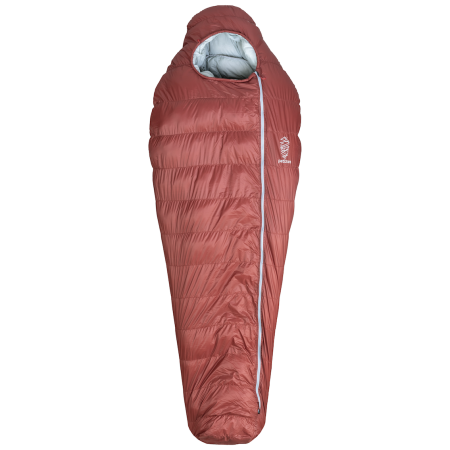 Sac de dormit de puf Patizon D 590 L (186-200 cm) roșu / gri Red / Silver