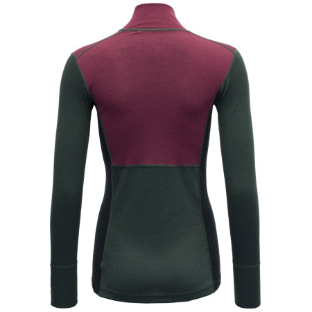 Tricou funcțional femei Devold Lauparen Merino 190 Zip Neck Wmn