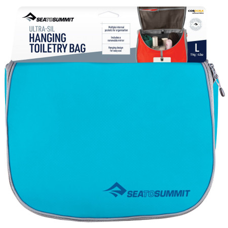 Geantă cosmetică Sea to Summit Ultra-Sil Hanging Toiletry Bag Large albastru