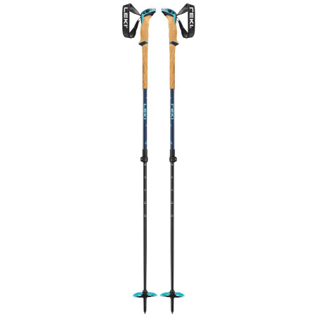 Bețe de schi alpinism Leki Bernina Lite 2 negru/albastru