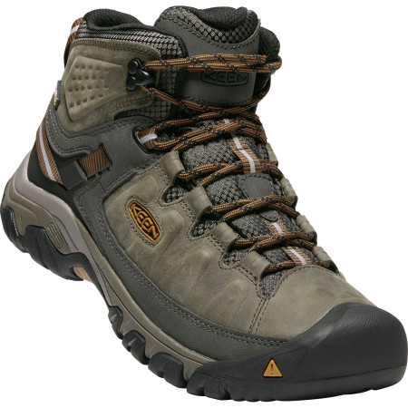 Încălțăminte bărbați Keen Targhee III MID WP M verde BLACK OLIVE/GOLDEN BROWN