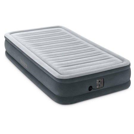 Saltea gonflabilă Intex Twin Dura-Beam Comfort gri
