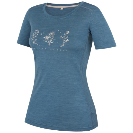 Tricou femei MOOA Merino Lyolite Bloom 150 Short