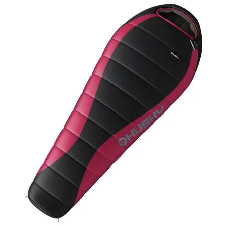 Sac de dormit de puf Husky Dinis -10°C roz