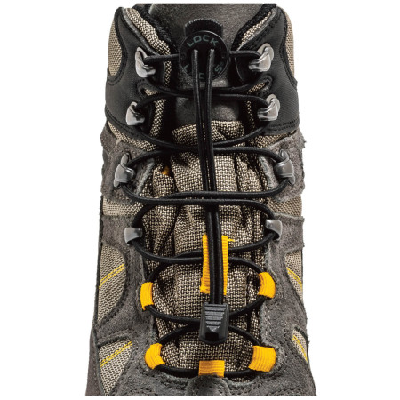 Șireturi încălțăminte Lock Laces Boot negru Black Boot