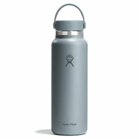 Termos Hydro Flask 40 Oz Wide Flex Cap gri închis Shale Gray