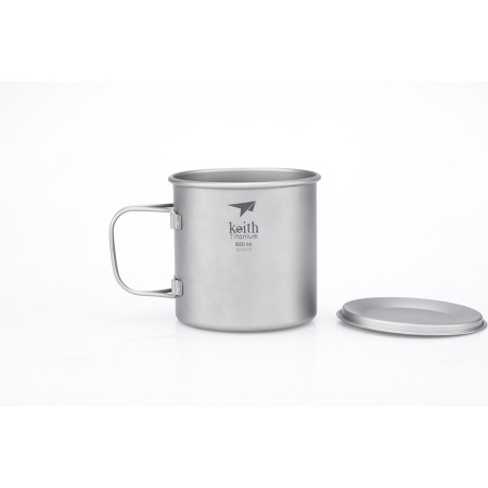 Cană Keith Titanium Single-Wall Titanium Mug 650 ml