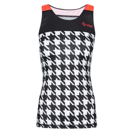 Maiou ciclism femei Kilpi Vai W alb/negru