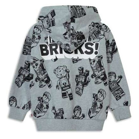 Hanorac copii Lego Wear Lwsian 702 Grey