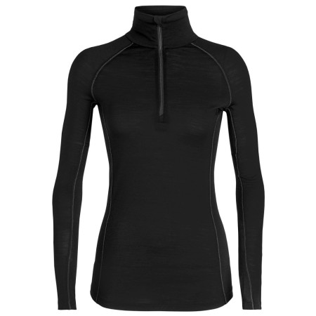 Hanorac femei Icebreaker 150 Zone Ls Half Zip negru