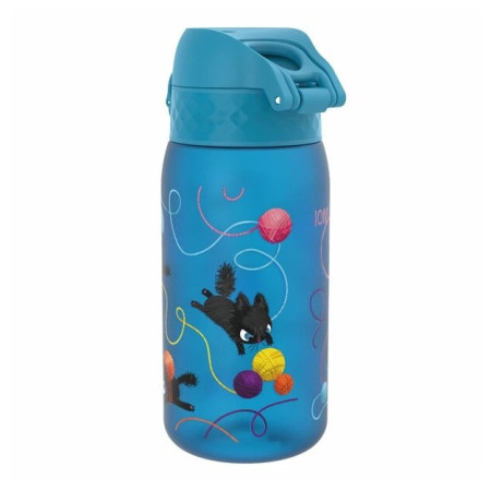 Sticlă copii Ion8 Leak Proof Blue Cats 350ml