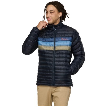 Geacă de puf bărbați Cotopaxi M'S Fuego Down Jacket negru Carbon Stripes
