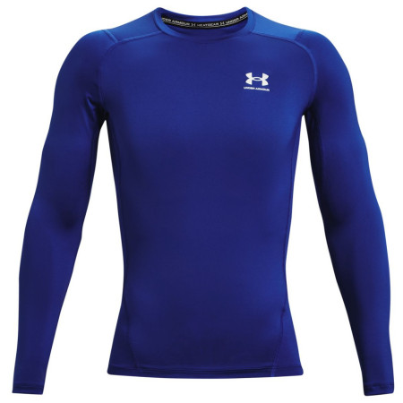 Tricou funcțional bărbați Under Armour HG Armour Comp LS albastru Royal//White