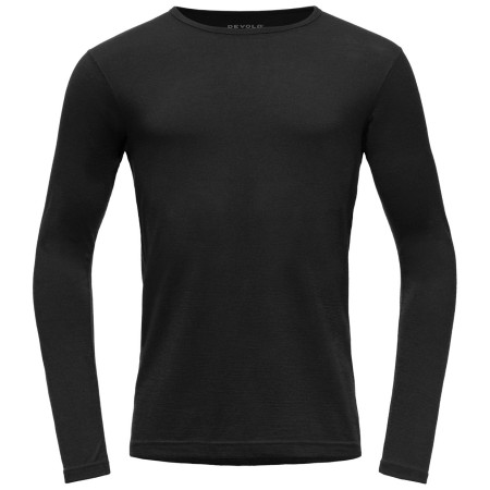 Tricou funcțional bărbați Devold Breeze Plus Merino 200 Shirt Man negru BLACK