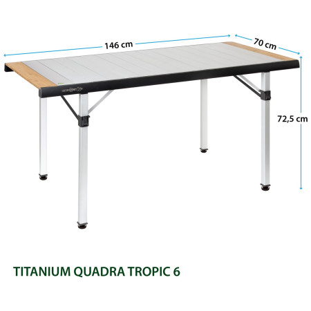 Masă Brunner Quadra Tropic Adjustar 6