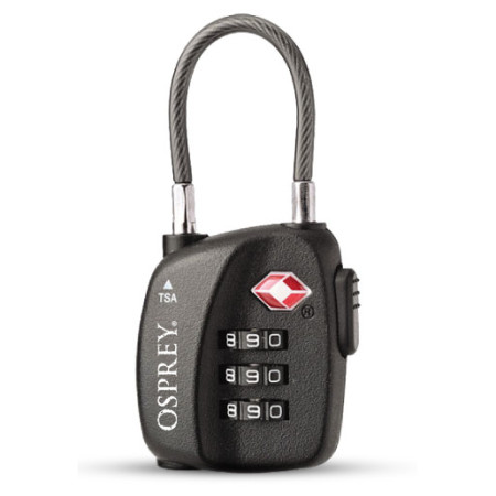 Lacăt Osprey Tsa 3 Dial Cable Lock negru