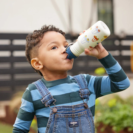 Sticlă copii Klean Kanteen Kid Classic Narrow 12oz (w/ Kid Sippy Cap)