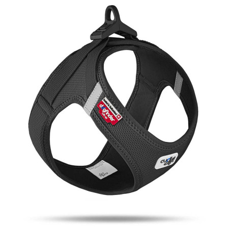 Ham pentru câini Curli Vest Clasp Air-Mesh negru Black