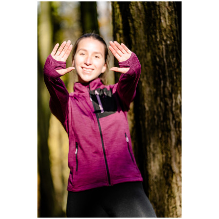 Hanorac femei MOOA Nyore Grid 220