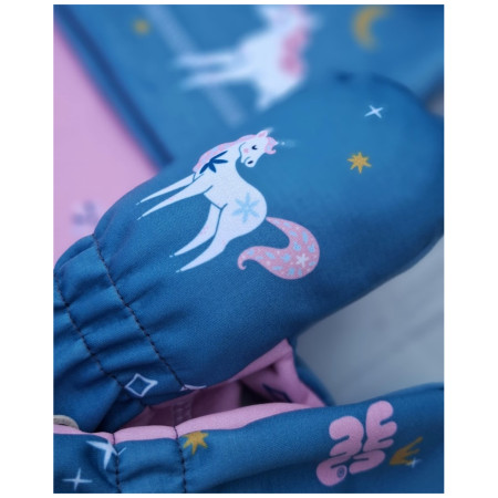 Mănuși de iarnă cu un deget copii WAMU Jednorožci