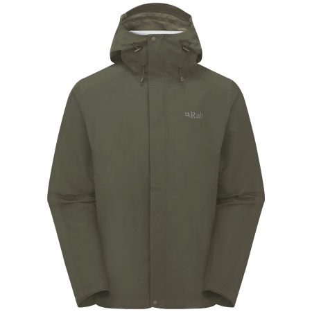 Geacă bărbați Rab Downpour Jacket verde