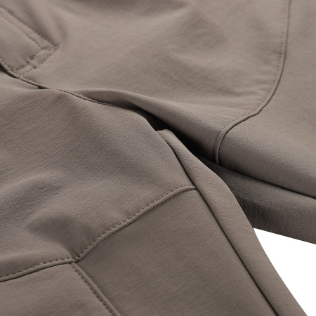 Pantaloni softshell copii Alpine Pro Firsto 2 Driftwood