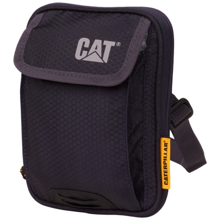 Geantă de umăr Caterpillar Crossbody Mountaineer Pollux negru Dark Asphalt