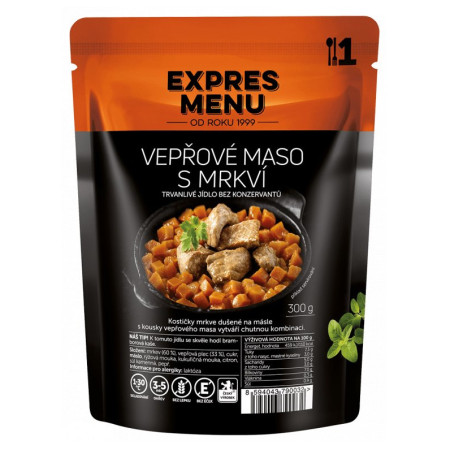 Fel principal Expres menu Carne de porc cu morcovi 300gr